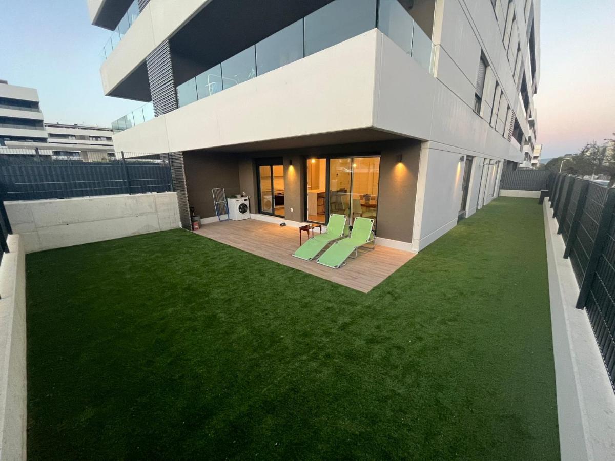 Ferienwohnung Moderno Bajo Con Jardin Zizur Mayor Exterior foto