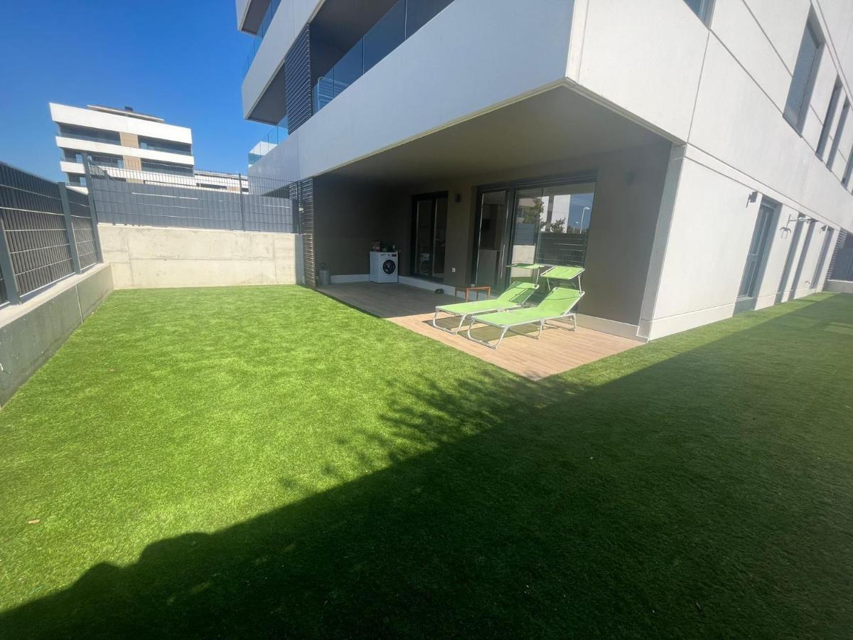 Ferienwohnung Moderno Bajo Con Jardin Zizur Mayor Exterior foto