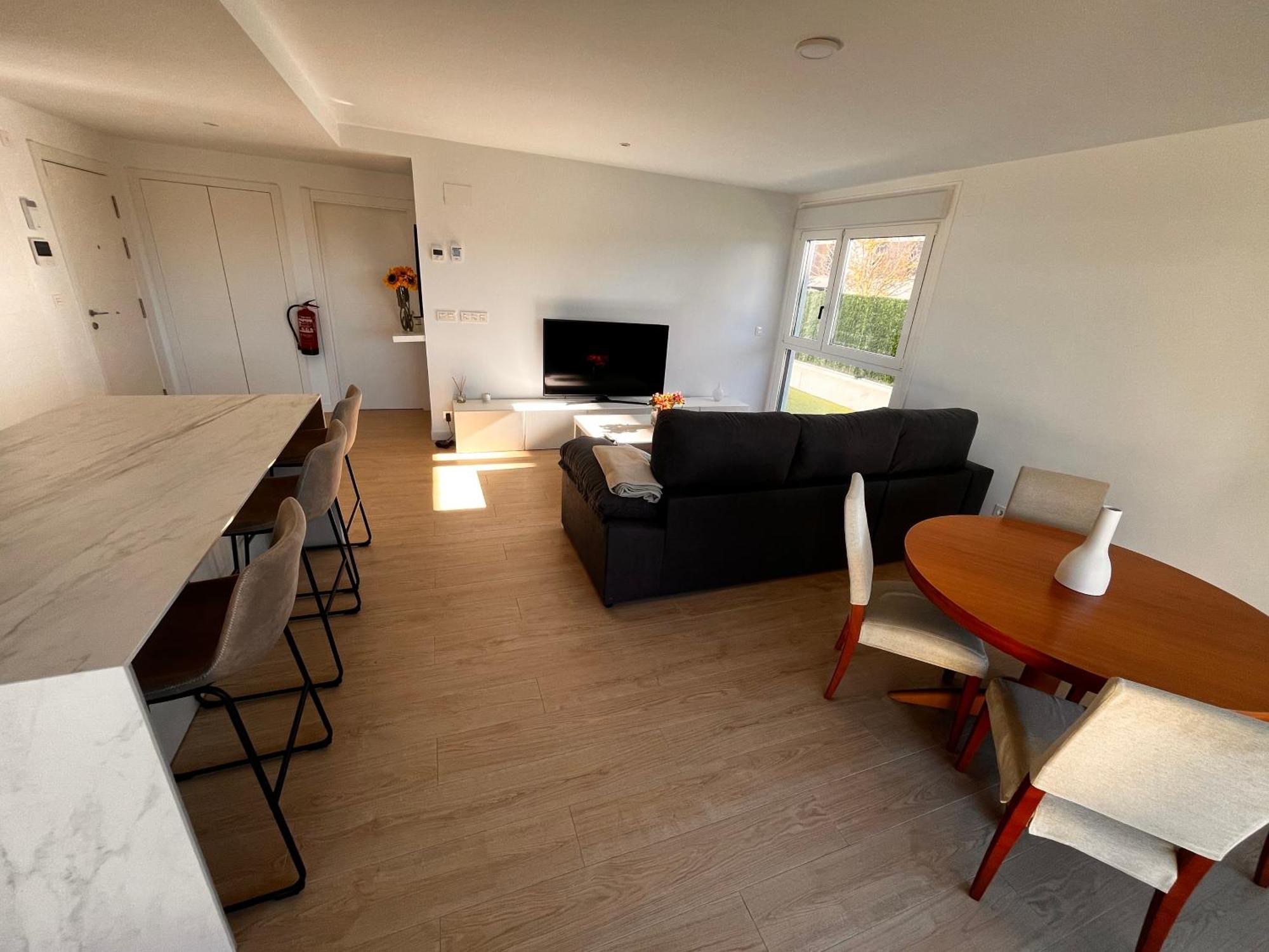 Ferienwohnung Moderno Bajo Con Jardin Zizur Mayor Exterior foto